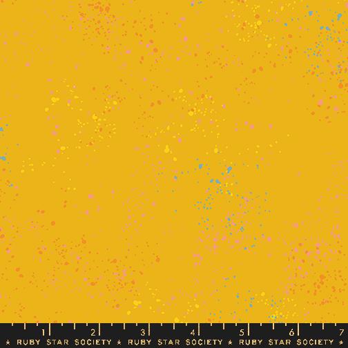 Speckled Fabric - Goldenrod - by Rashida Coleman Hale with Ruby Star Society