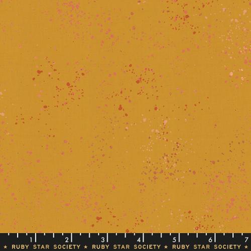 Speckled Metallic Fabric - Cactus - by Rashida Coleman Hale with Ruby Star Society