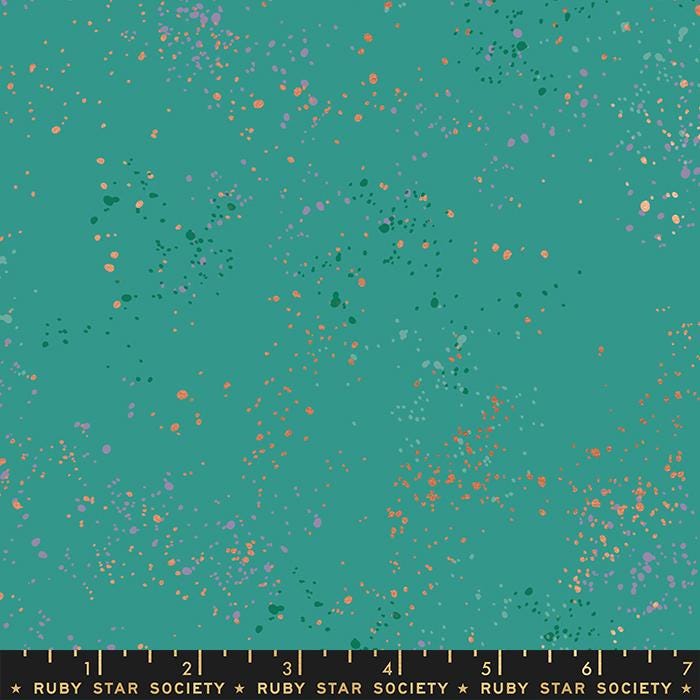Speckled Metallic Fabric - Succulent - by Rashida Coleman Hale with Ruby Star Society