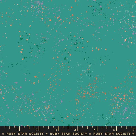Speckled Metallic Fabric - Succulent - by Rashida Coleman Hale with Ruby Star Society