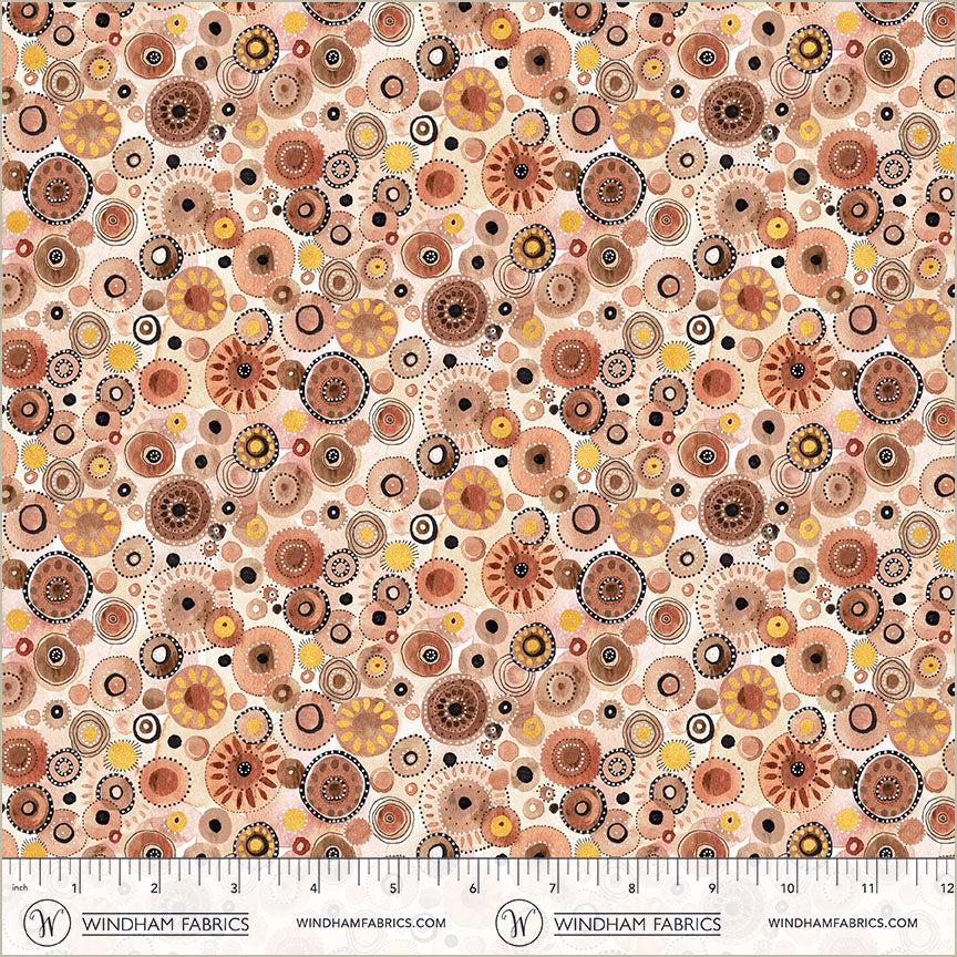Flora & Form - Fire Opal - 54781DM-2 by Essoldo Design for Windham Fabrics
