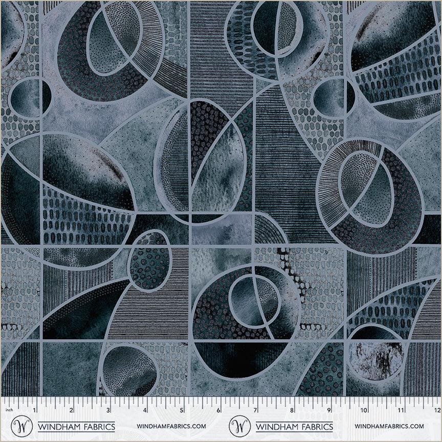 Flora & Form - Indigo Blue - 54782D-5 by Essoldo Design for Windham Fabrics