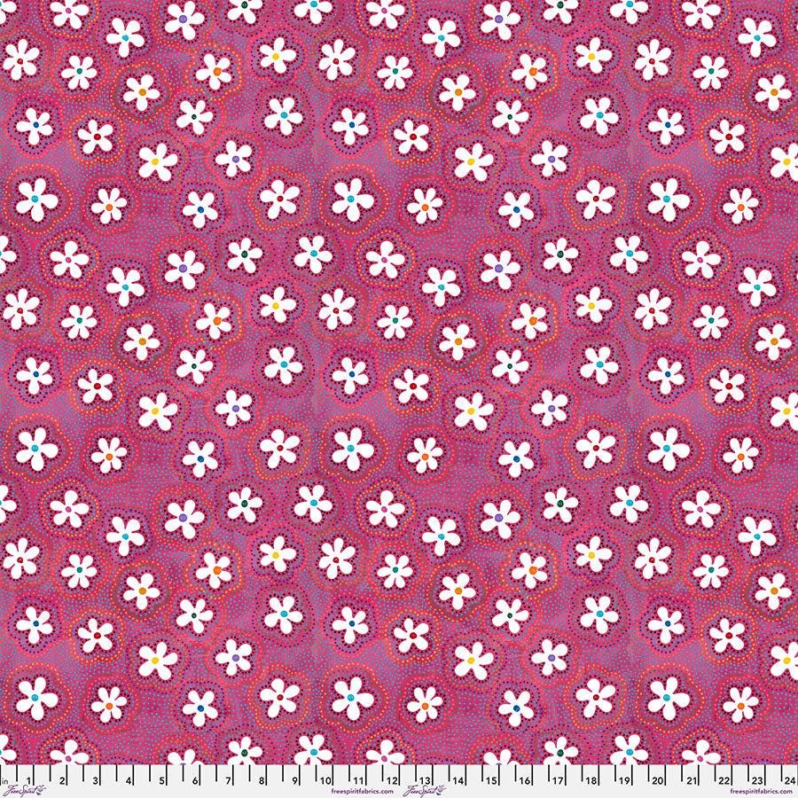 Soda Pop - Daisy Dream in Pink - by Sue Penn Designs with Free Spirit Fabrics