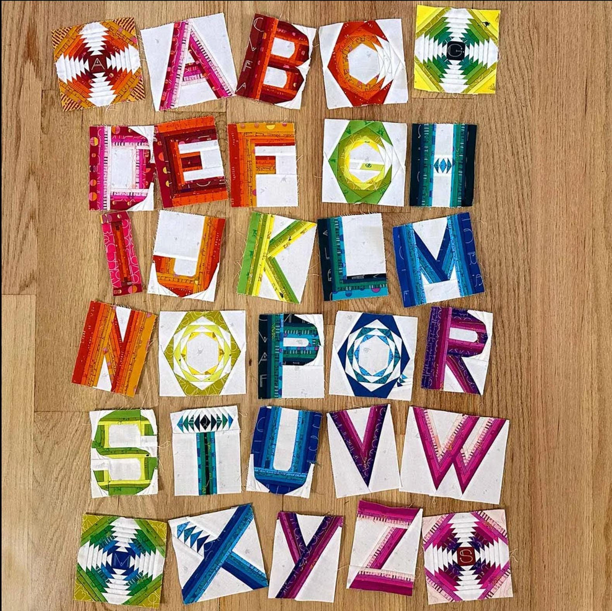 Mini Alphabet Pattern by Alison Glass and Giucy GIuce