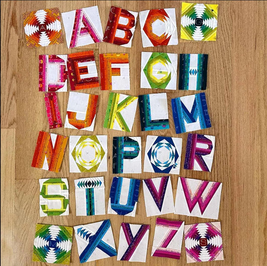 Mini Alphabet Pattern by Alison Glass and Giucy GIuce