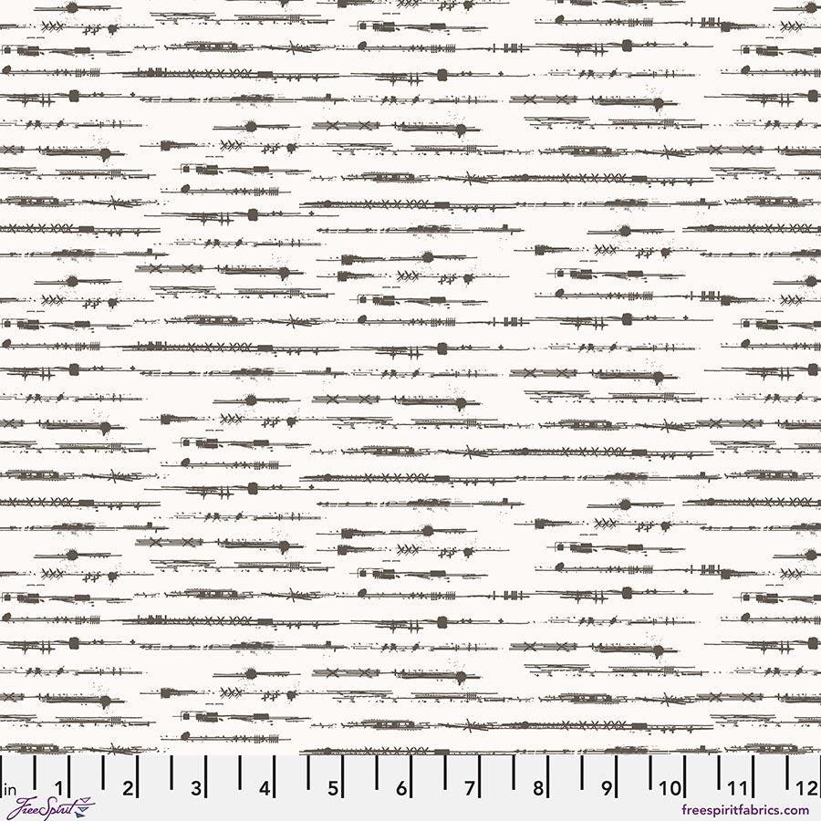 Stamped - Edit - Half Yard Cut - by Seth Apter with FreeSpirit Fabrics