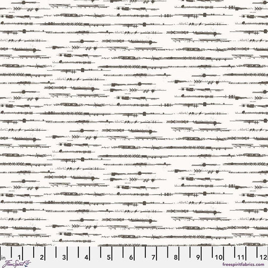 Stamped - Edit - Half Yard Cut - by Seth Apter with FreeSpirit Fabrics