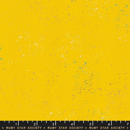Speckled Metallic Fabric - Sunshine - by Rashida Coleman Hale with Ruby Star Society