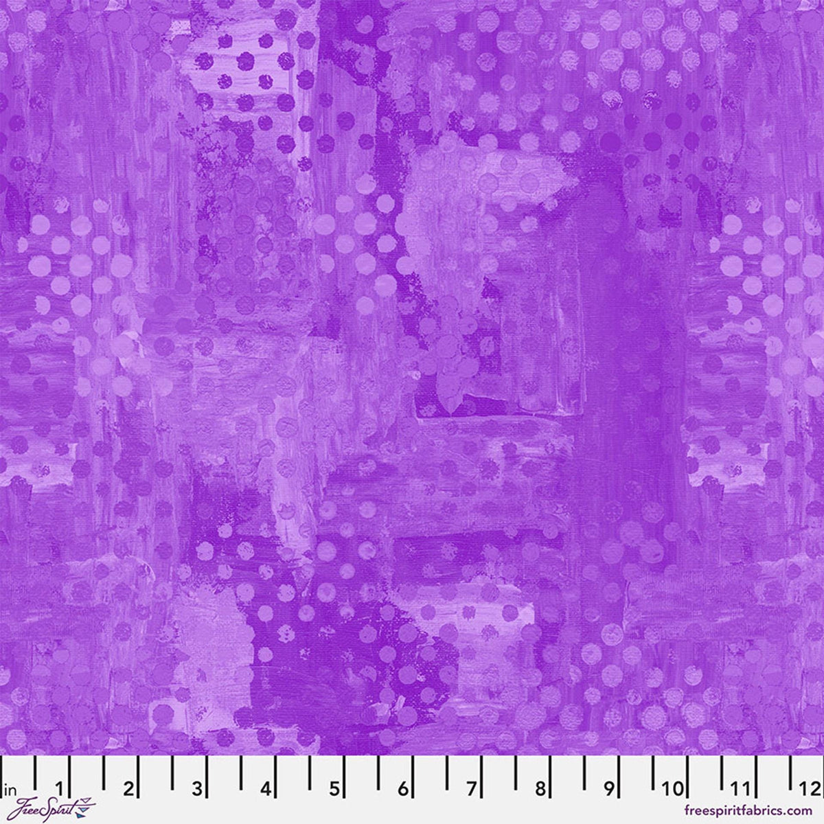 Textures - Freckles in Orchid - by Sue Penn with Free Spirit Fabrics
