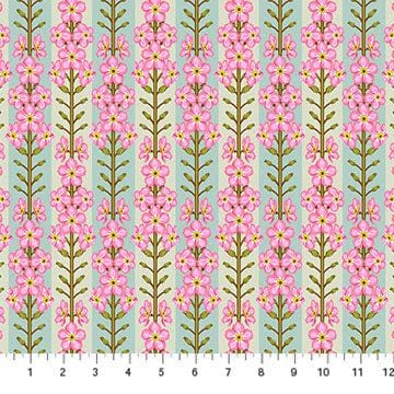 Iconic Fabric - Forgetmenot in Romance - by Anna Maria Textiles