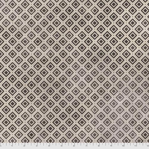 Monochrome - Diamonds - Charcoal - from Tim Holtz with Free Spirit Fabrics