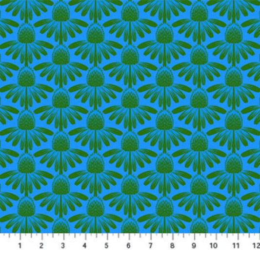 Indelible - Coneflower in Pool - by Anna Maria Textiles