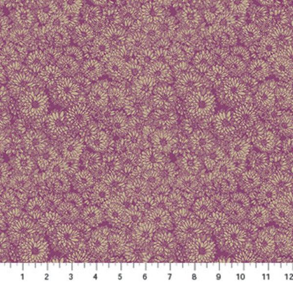 Indelible - Mums in Mauve - by Anna Maria Textiles