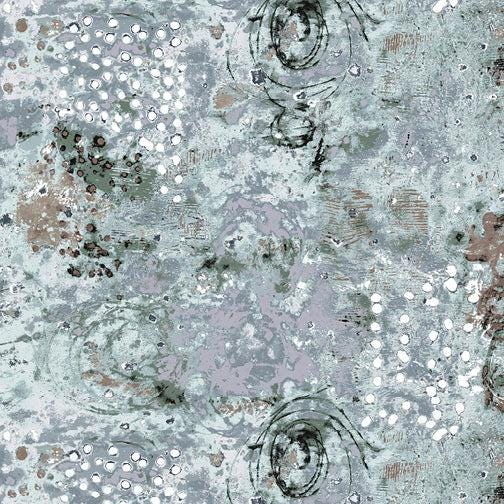Marcia Derse Essentials - Spotted Graffiti, Snowball - with Windham Fabrics