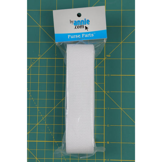 Bag Strapping - 1-1/2in x 3 yd - White