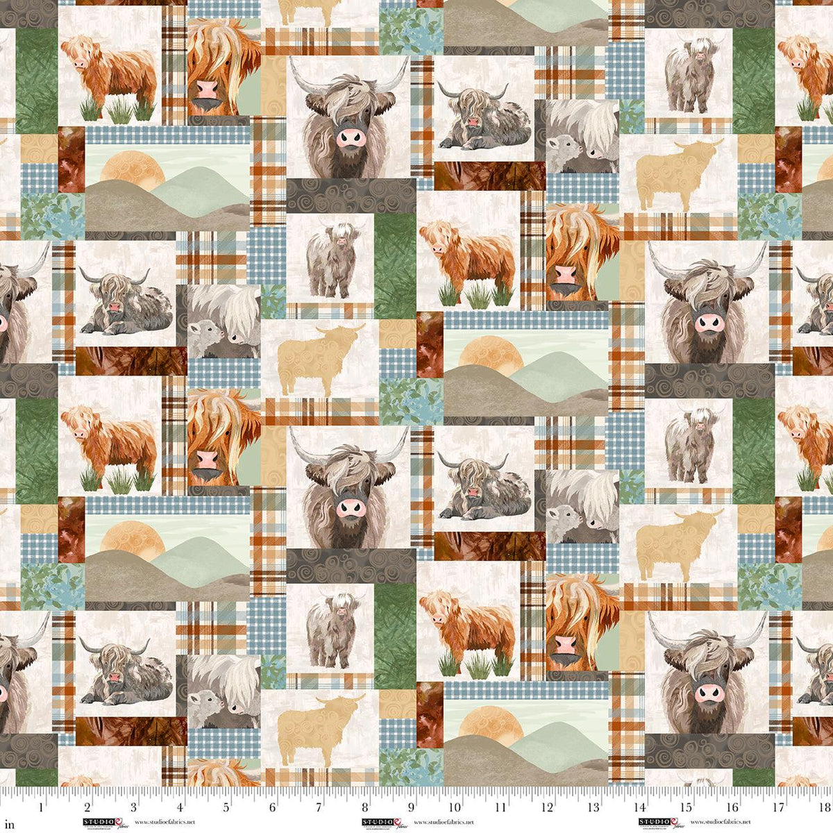 Highlander - Patchwork - by Cat Thurman Designs by Studio E Fabrics