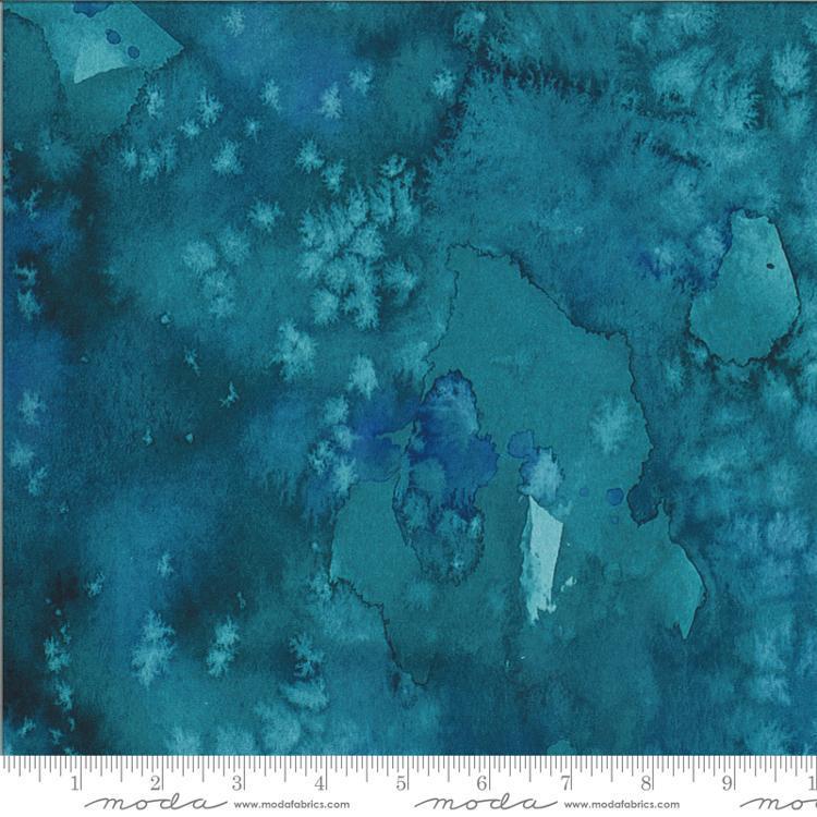 Flow - Teal - by Create Joy Project with Moda Fabrics