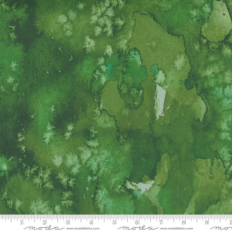 Flow - Green - by Create Joy Project with Moda Fabrics