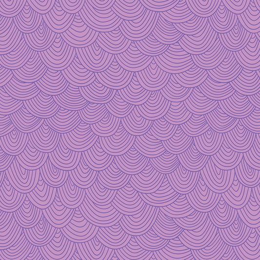 Wildest Dreams - Scallop in Orchid - by Rachel Parker with Cloud 9 Fabrics