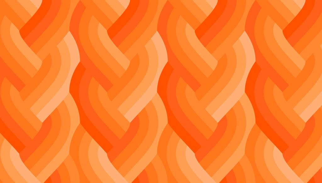 Echo - Braid in Orange - by Emily Van Hoff with Moda Fabrics