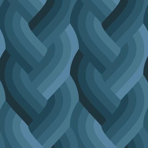 Echo - Braid in Navy - by Emily Van Hoff with Moda Fabrics