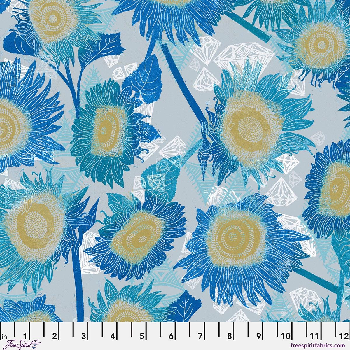 The Wisdom - The Sunflowers - by Valori Wells with FreeSpirit Fabrics