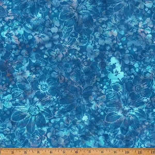 Bali Batik - Cotton Candy Dreams - Bluejay - by Hoffman Fabrics