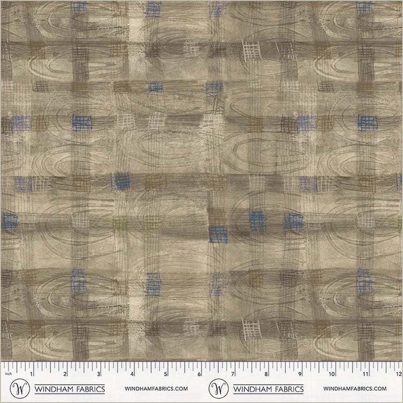 The Plaid One - Oyster Flats Plaid - by Marcia Derse with Windham Fabrics