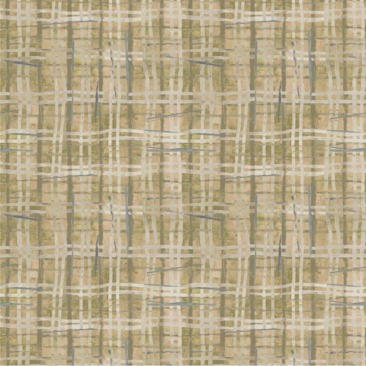 The Plaid One - Porch Screen Plaid in Dusty - by Marcia Derse with Windham Fabrics