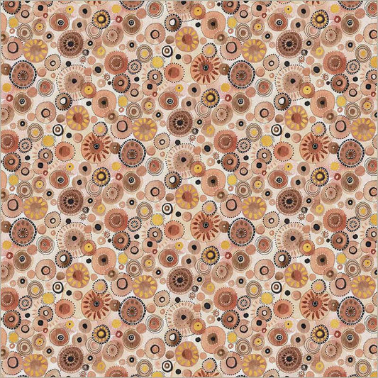 Flora & Form - Dotty - Fire Opal - by Essoldo Design for Windham Fabrics
