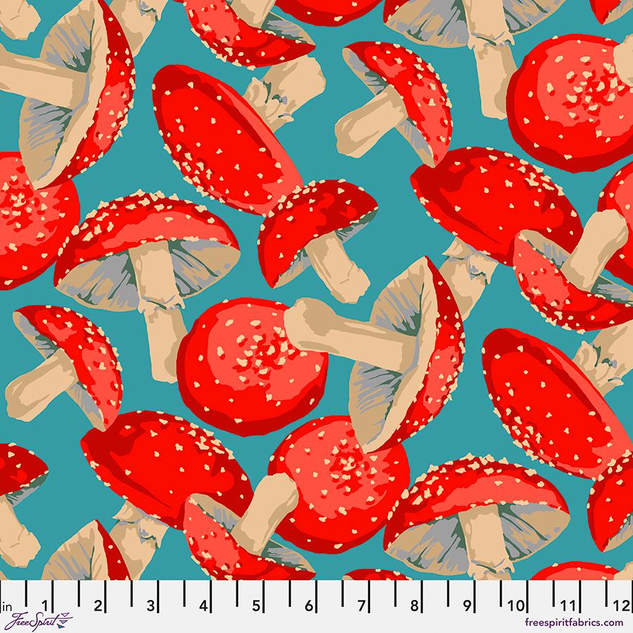 Forage - Toadstool - by Martha Negley with FreeSpirit Fabrics