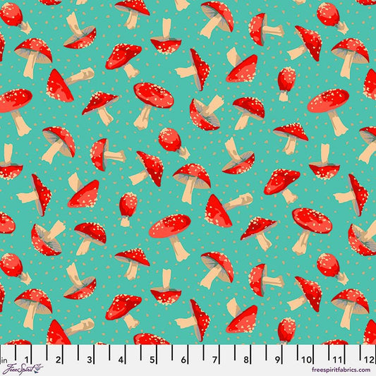 Forage - Small Toadstool - by Martha Negley with FreeSpirit Fabrics