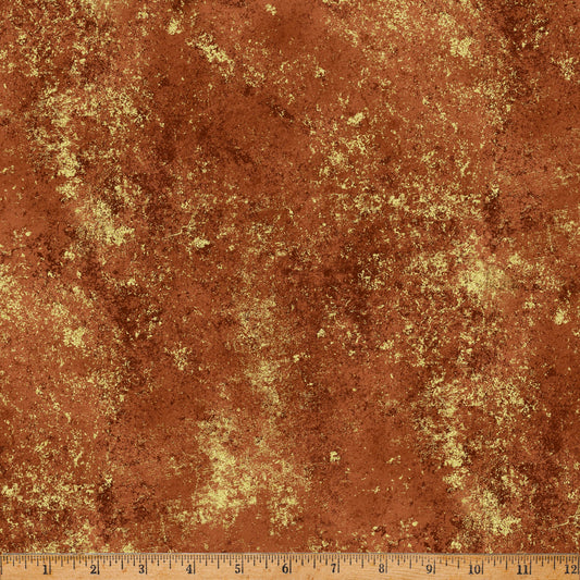 Brilliance - Rust/Gold - by Hoffman Fabrics