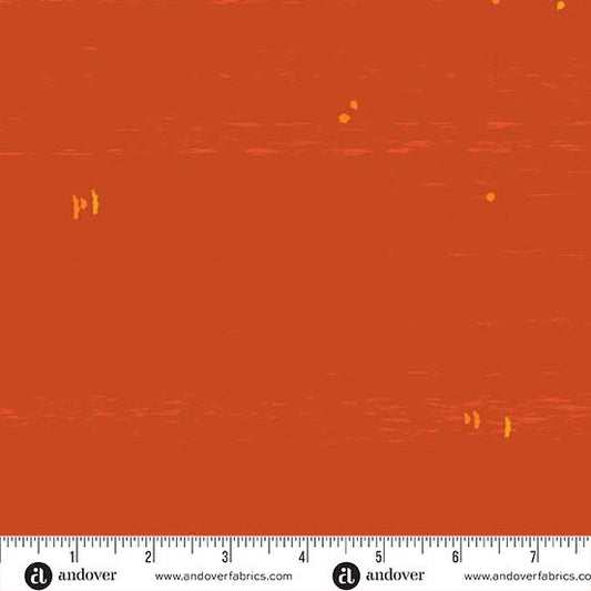 Sun Print Textures - Canvas in Flame - by Alison Glass with Andover Fabric