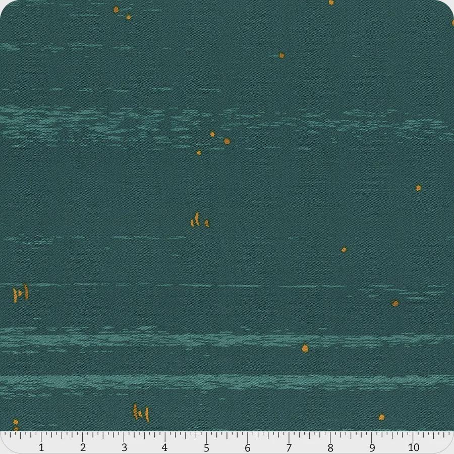 Sun Print Textures - Canvas in Teal - by Alison Glass with Andover Fabric