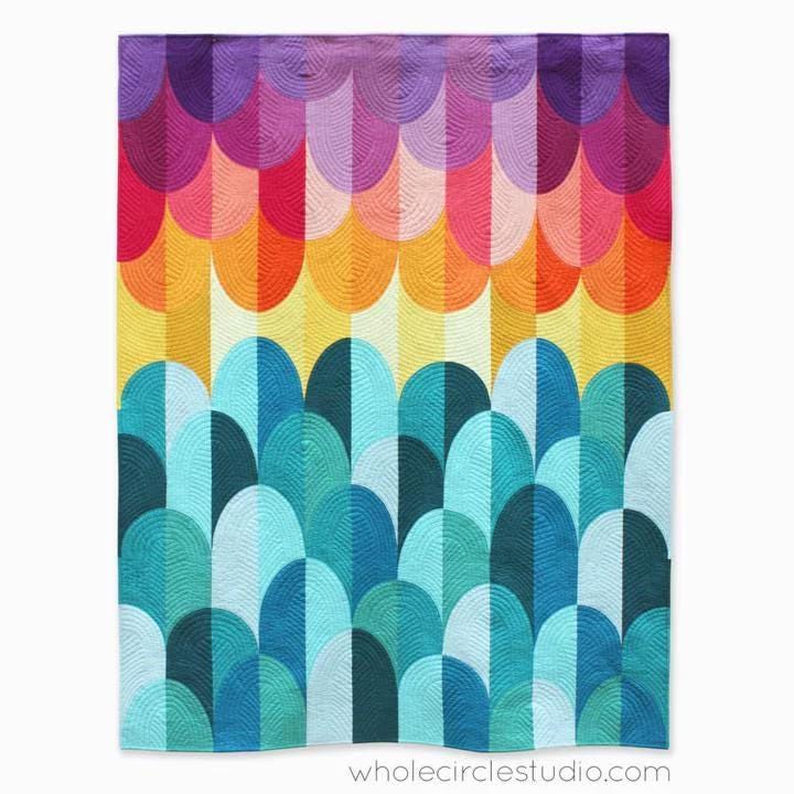 Big Island Sunset Quilt Pattern by Whole Circle Studio