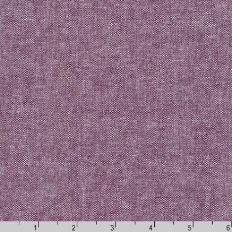 Essex Yarn Dyed - Eggplant - by Robert Kaufman Fabrics