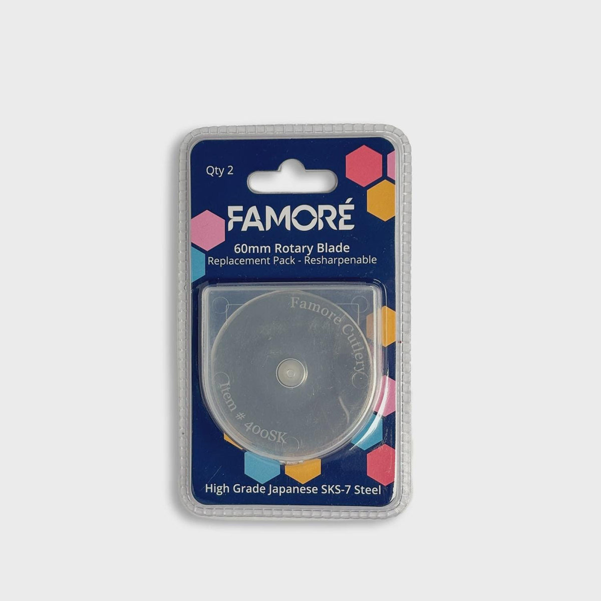 60mm Rotary Blade Replacement - 2 Pack
