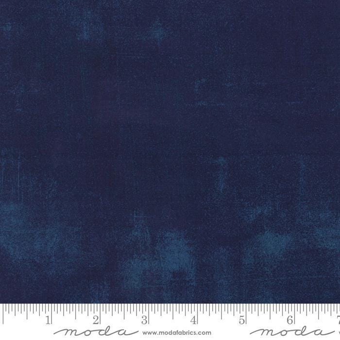 Grunge - Navy - by BasicGrey with Moda Fabric