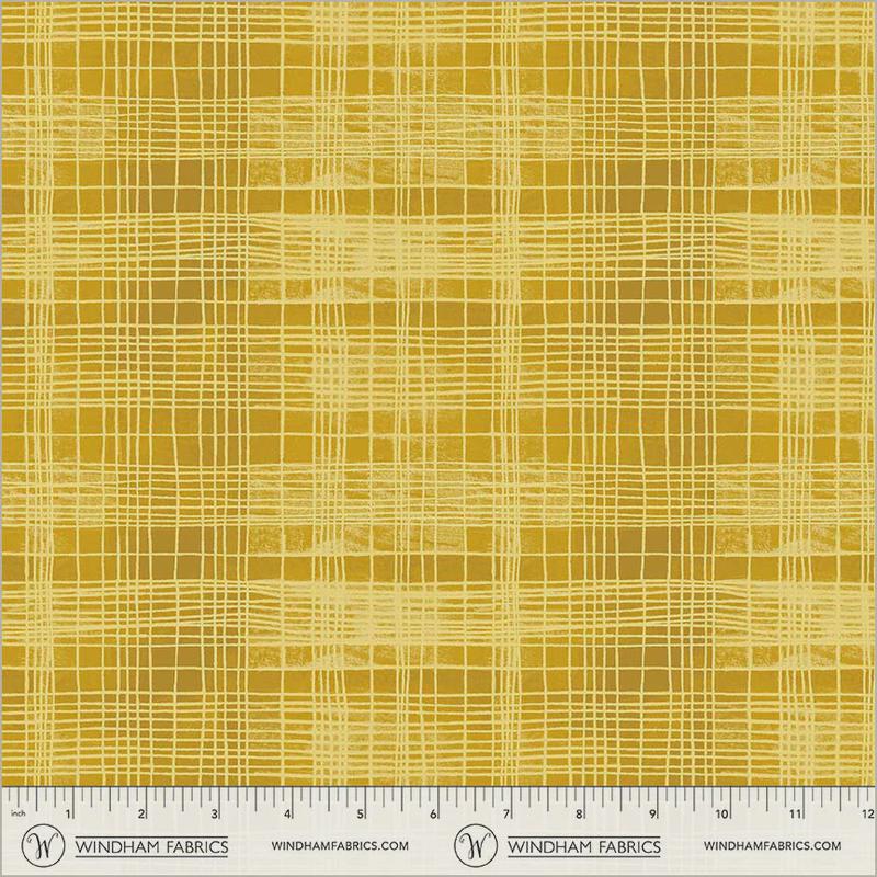 The Plaid One - String Theory Plaid in Delicata - by Marcia Derse with Windham Fabrics