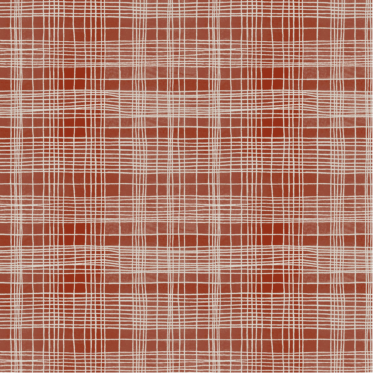 The Plaid One - String Theory Plaid in Lacquer - by Marcia Derse with Windham Fabrics
