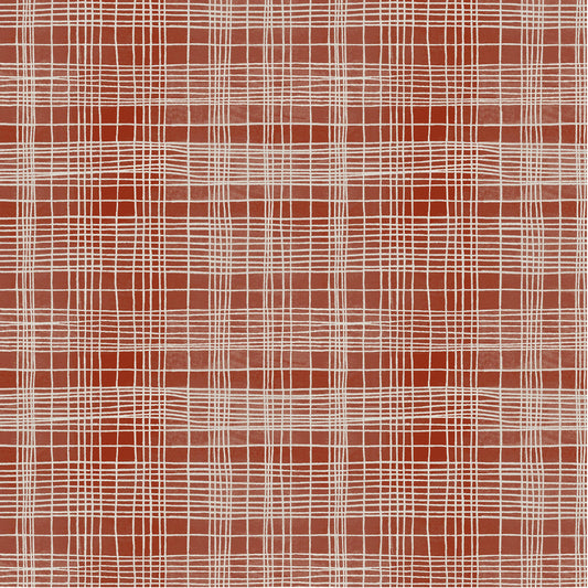 The Plaid One - String Theory Plaid in Lacquer - by Marcia Derse with Windham Fabrics