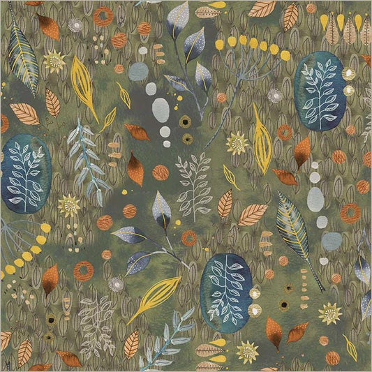 Flora & Form - Forage - Labradorite - by Essoldo Design for Windham Fabrics