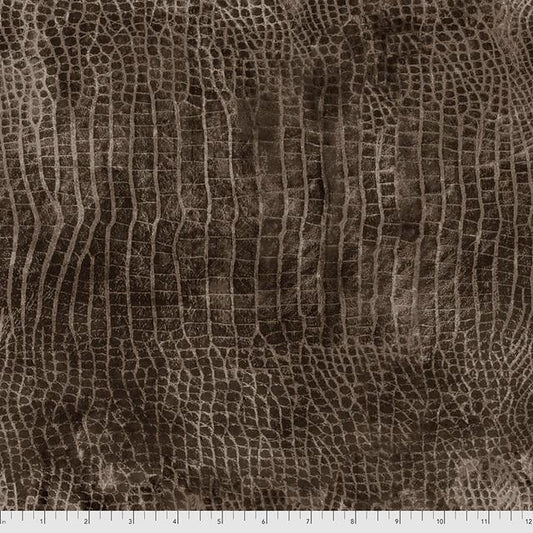 Worn Croc - Hickory - by Tim Holtz with Free Spirit Fabrics