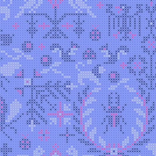 Sun Print 2020 - Menagerie in Opal - by Alison Glass with Andover Fabrics