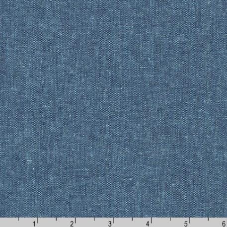 Essex Yarn Dyed - Peacock - by Robert Kaufman Fabrics