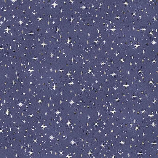 Charmed - Shimmer in Blue - by Makower UK with Andover Fabrics