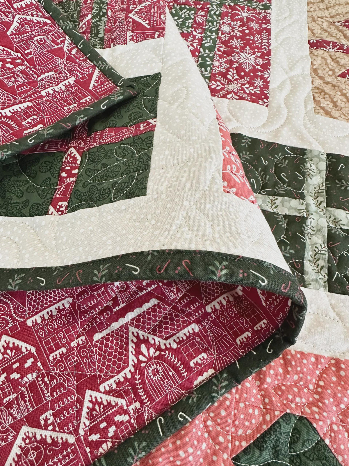 Gingerbread Lane Quilt Kit - by Kiley's Quilt Room