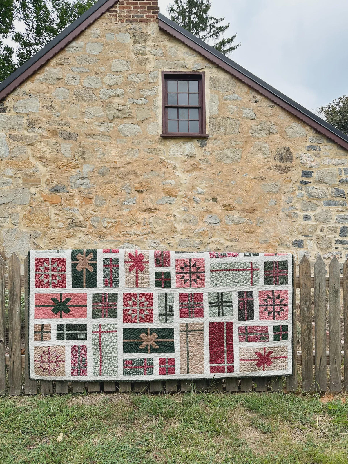 Gingerbread Lane Quilt Kit - by Kiley's Quilt Room