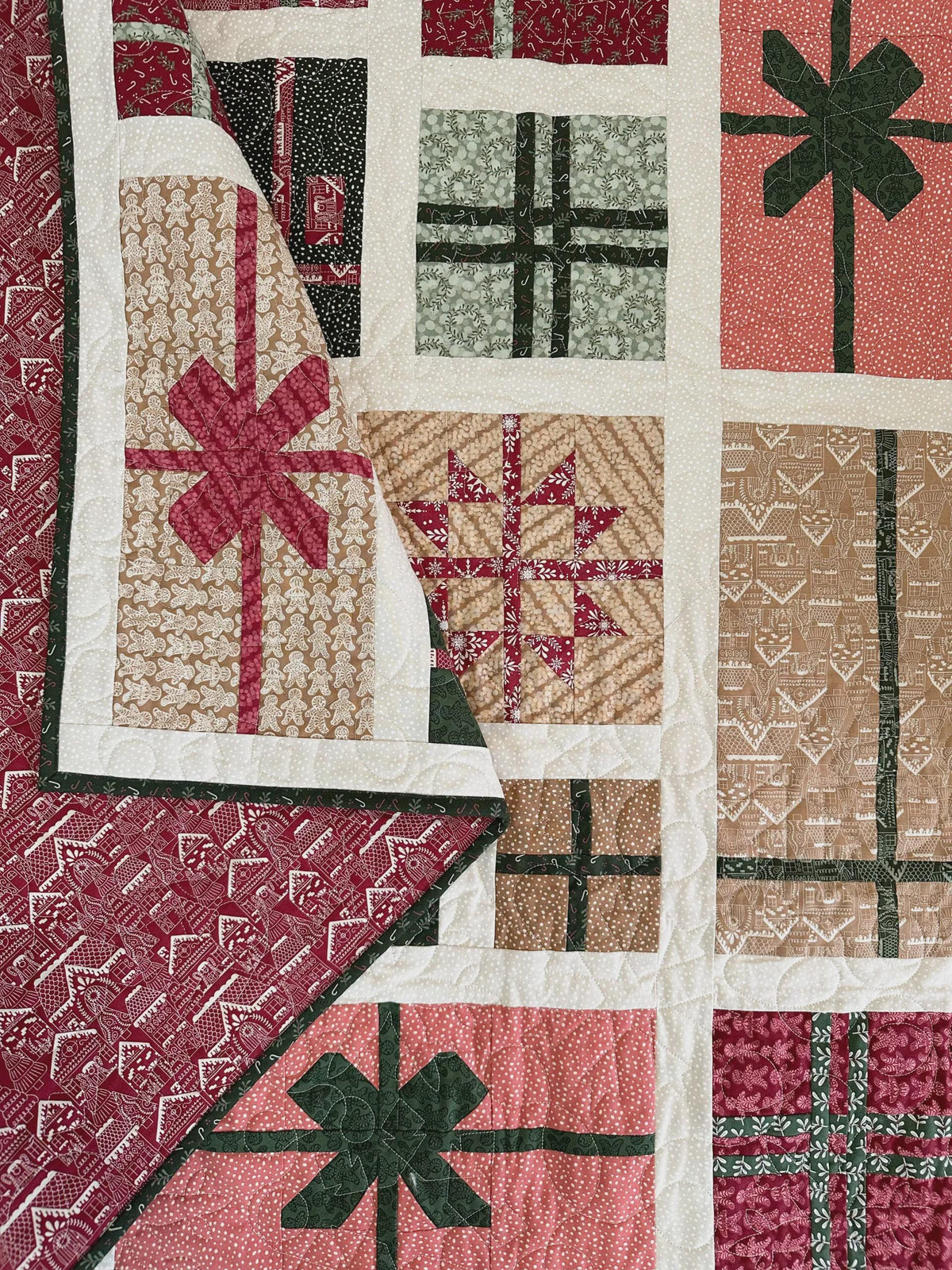 Gingerbread Lane Quilt Kit - by Kiley's Quilt Room